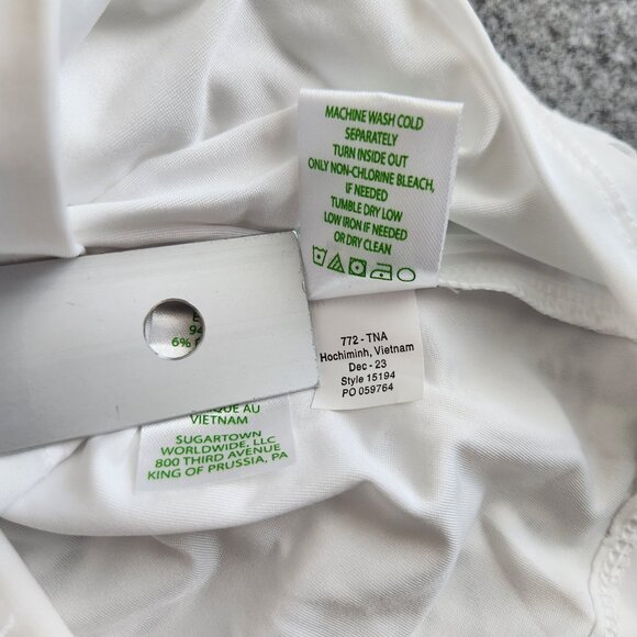 Lilly Pulitzer Parigi Skort Romper Resort White Scalloped Lace Mini Dress M NWT - Picture 10 of 12